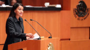Intervención de la Senadora Gabriela Benavides Cobos | Foto: Senado de la República.