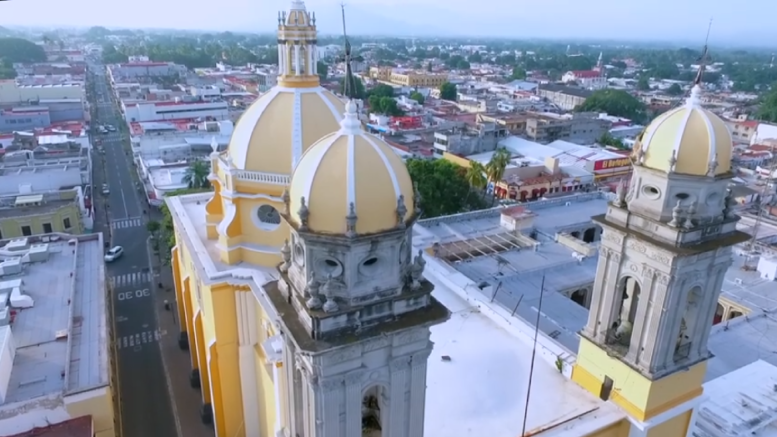 Vista aérea de Catedral Basílica Menor Colima | Foto: El Noticiero de Colima